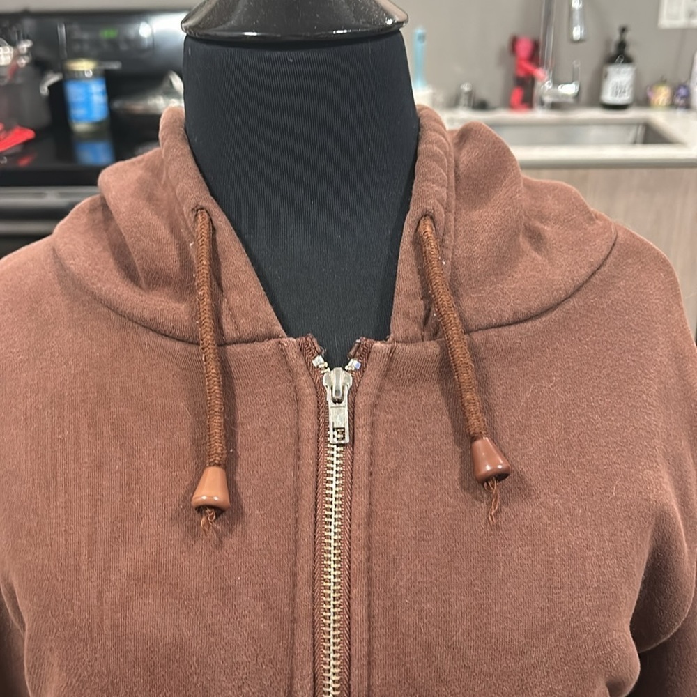 SHEIN Crop Top Zip Up Jacket - Picture 8 of 11